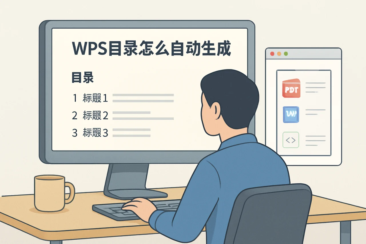 wps目录怎么自动生成
