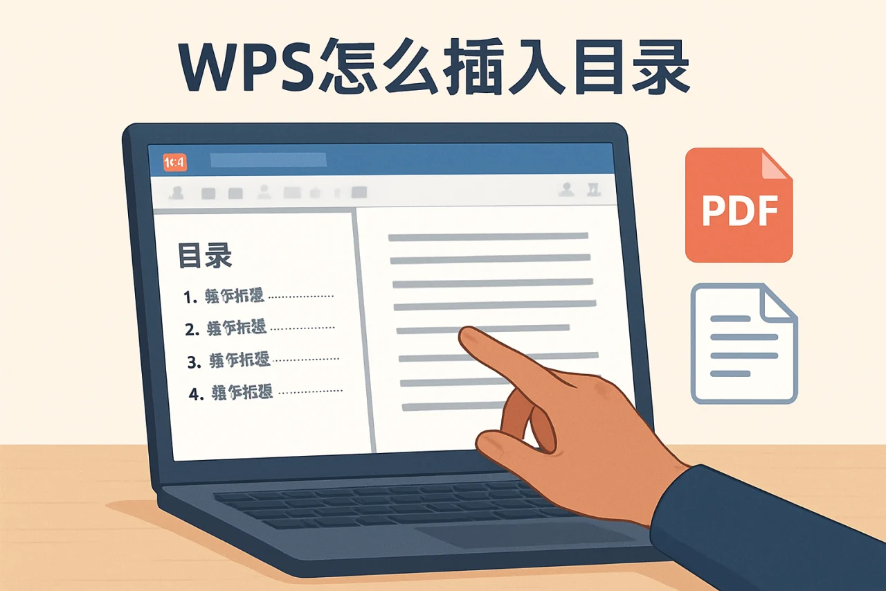 wps怎么插入目录