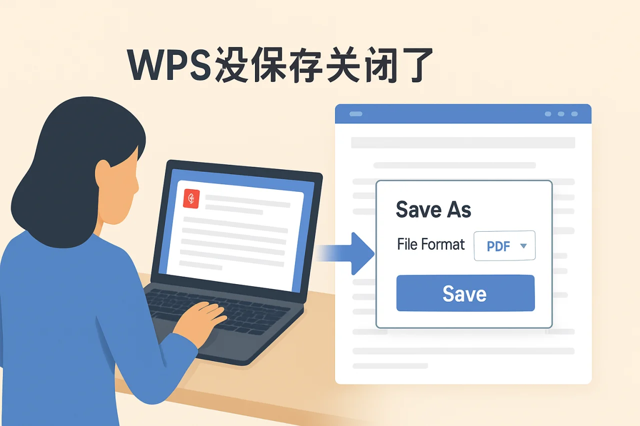wps没保存关闭了怎么恢复数据