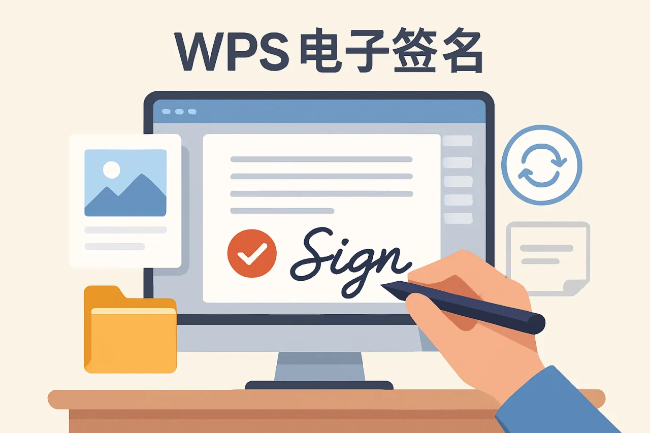 wps电子签名