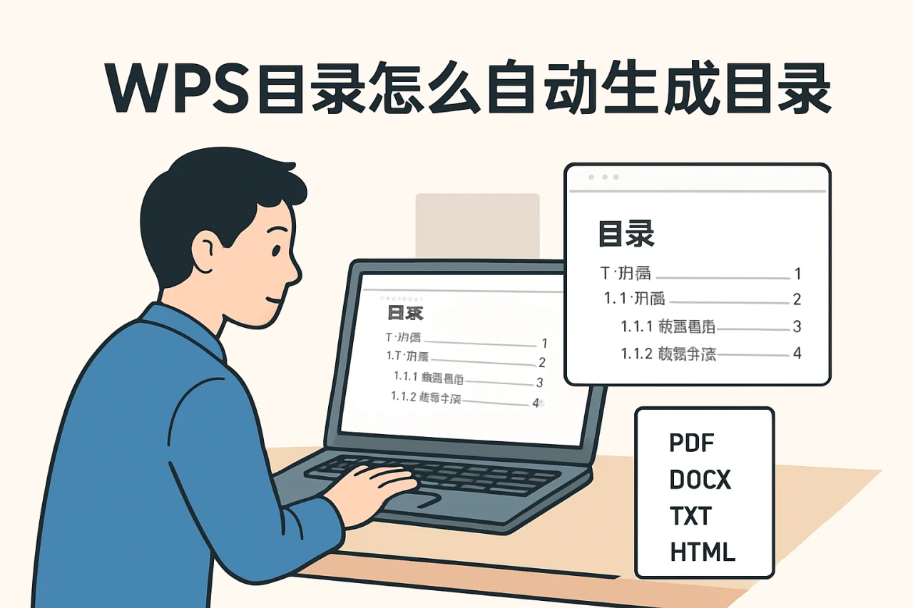 wps目录怎么自动生成目录
