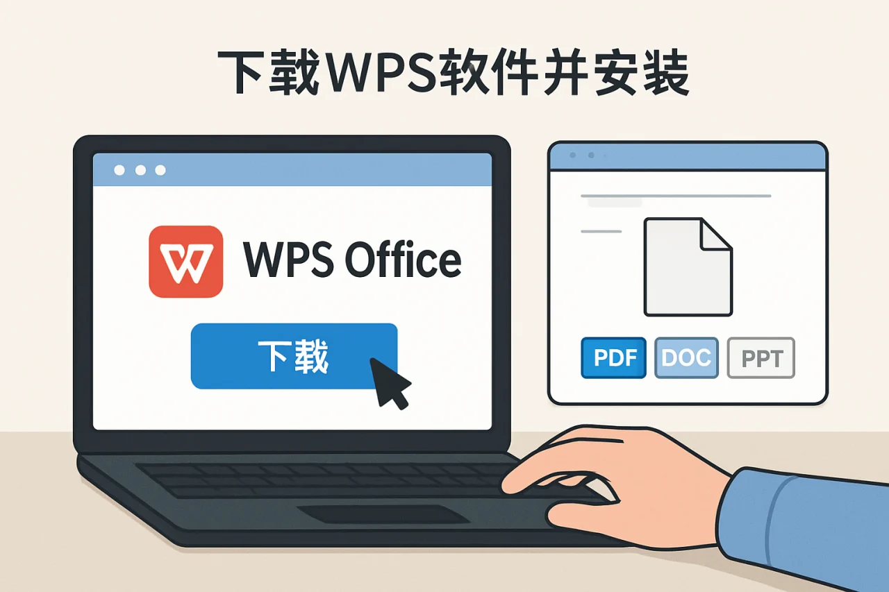 下载wps软件并安装
