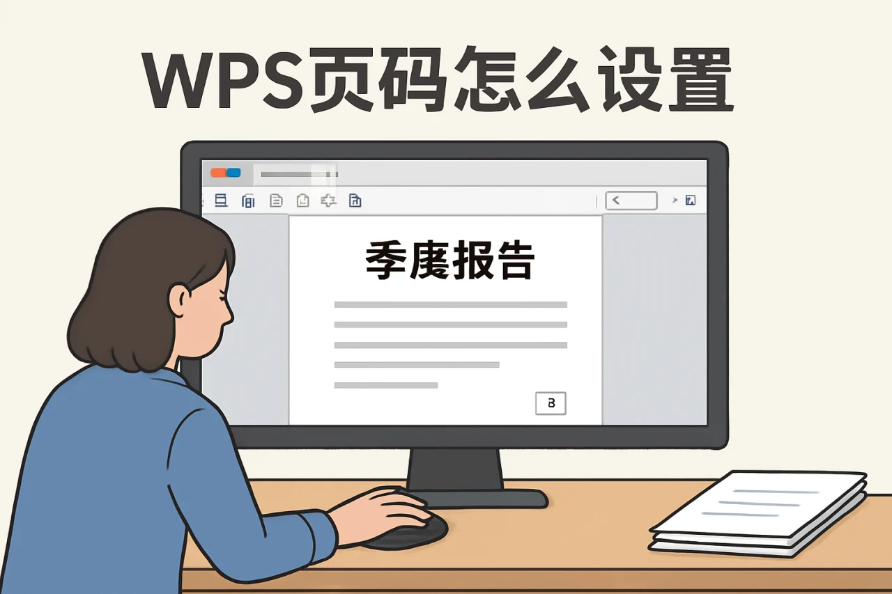 wps页码怎么设置