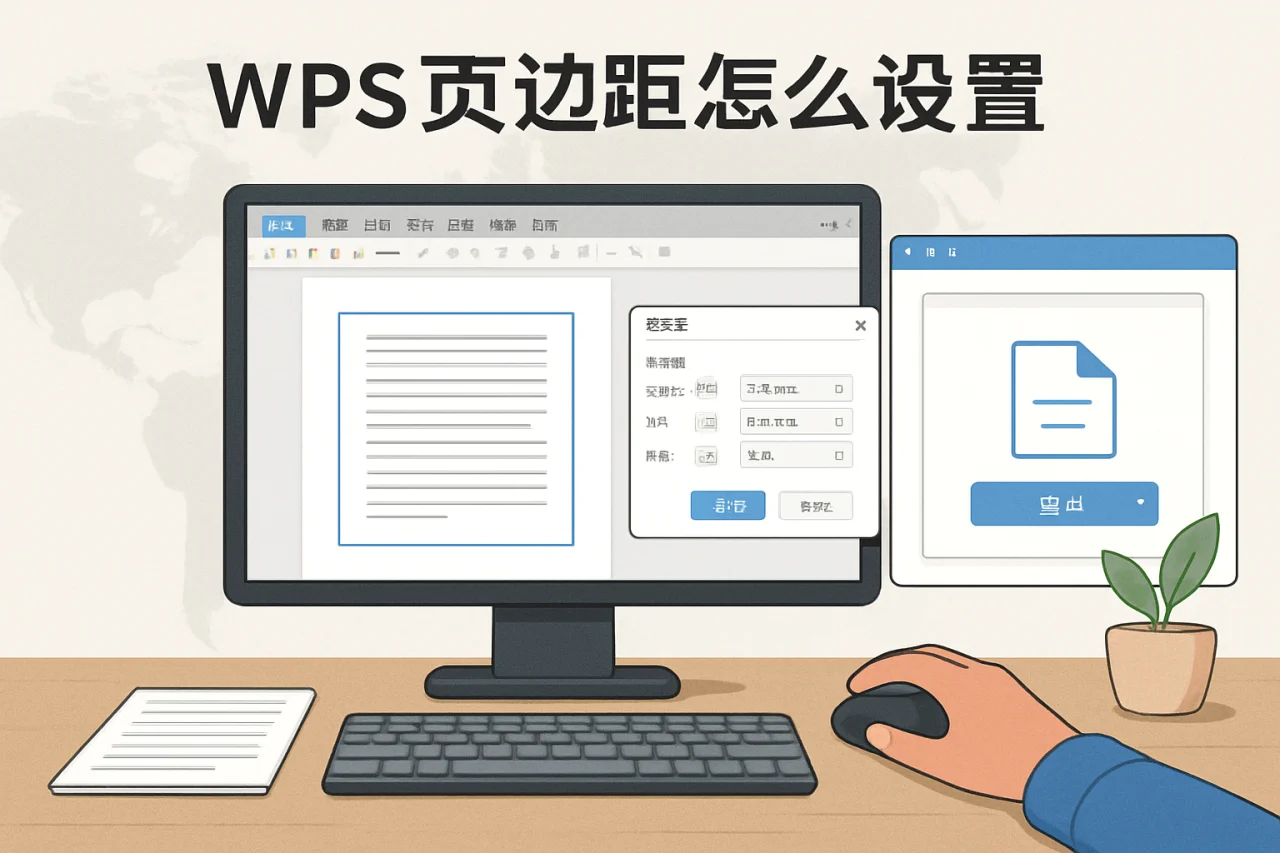 wps页边距怎么设置