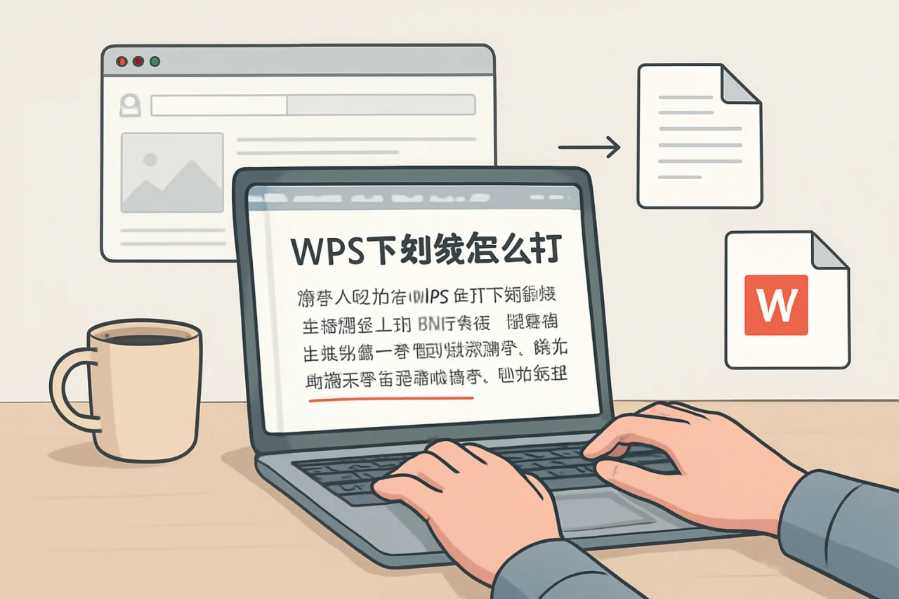 wps下划线怎么打
