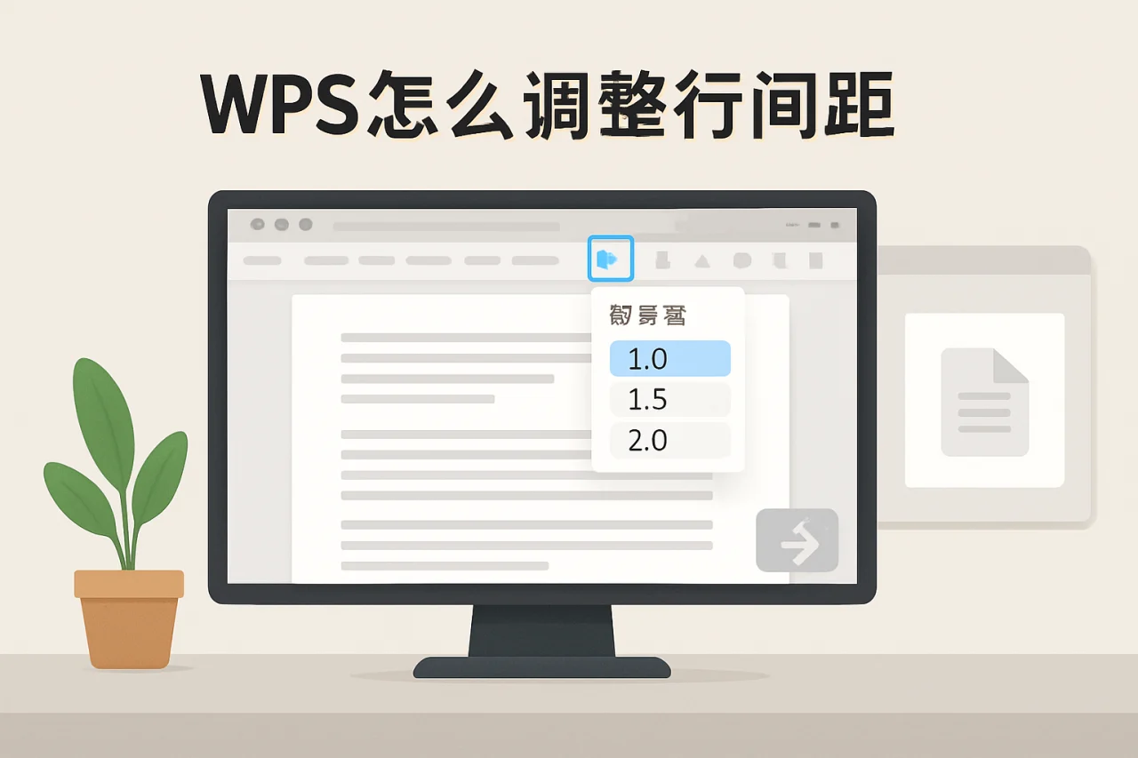 wps怎么调整行间距