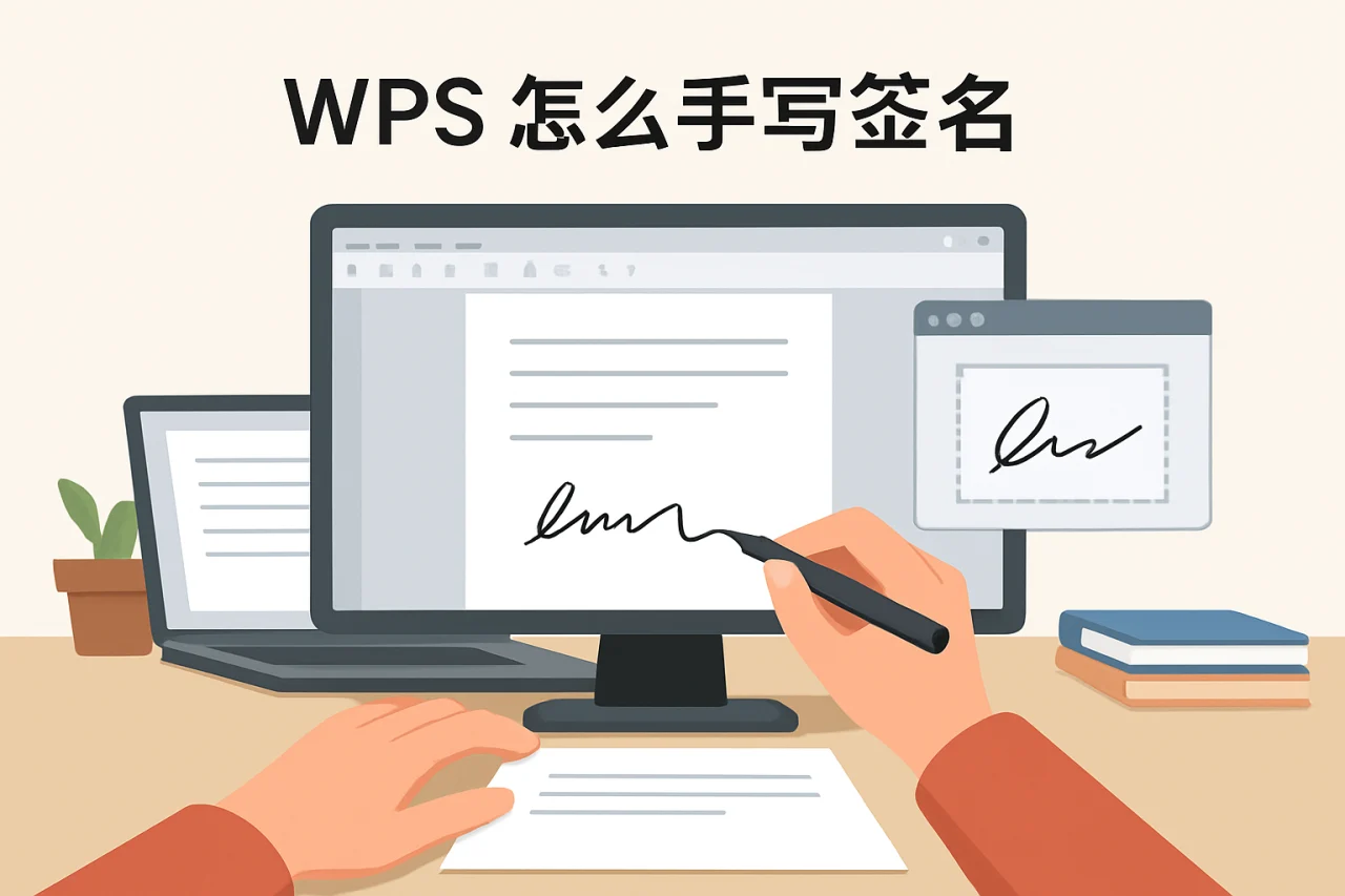 wps怎么手写签名