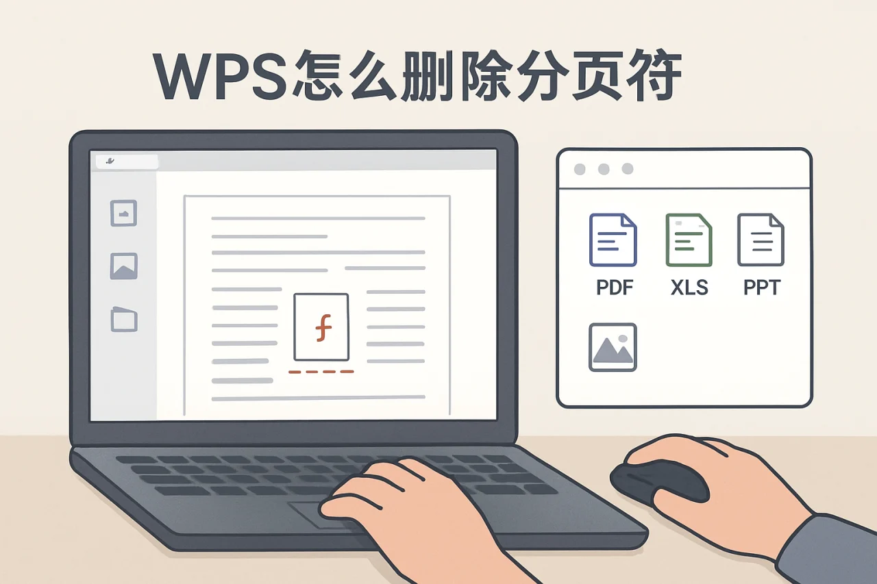 wps怎么删除分页符