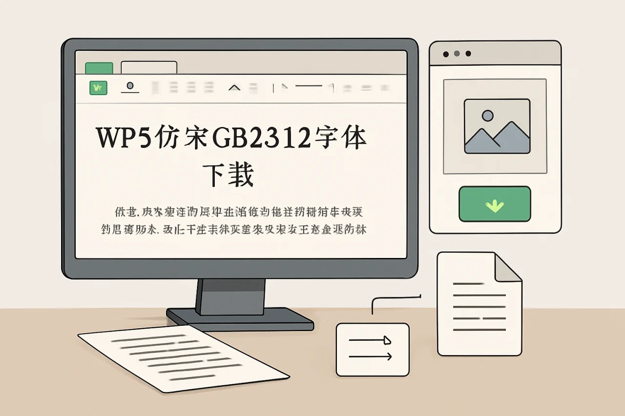 wps仿宋gb2312字体下载