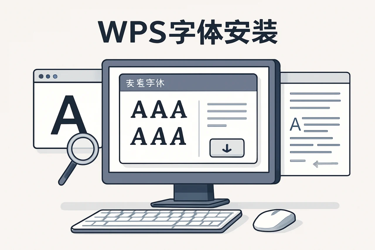 wps字体安装