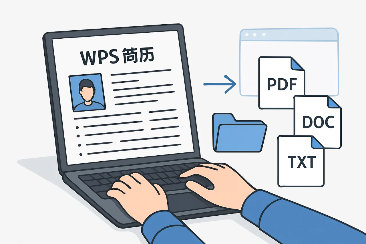 wps简历
