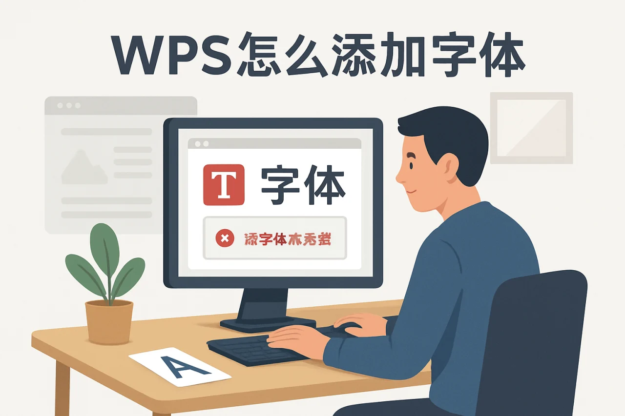 wps怎么添加字体