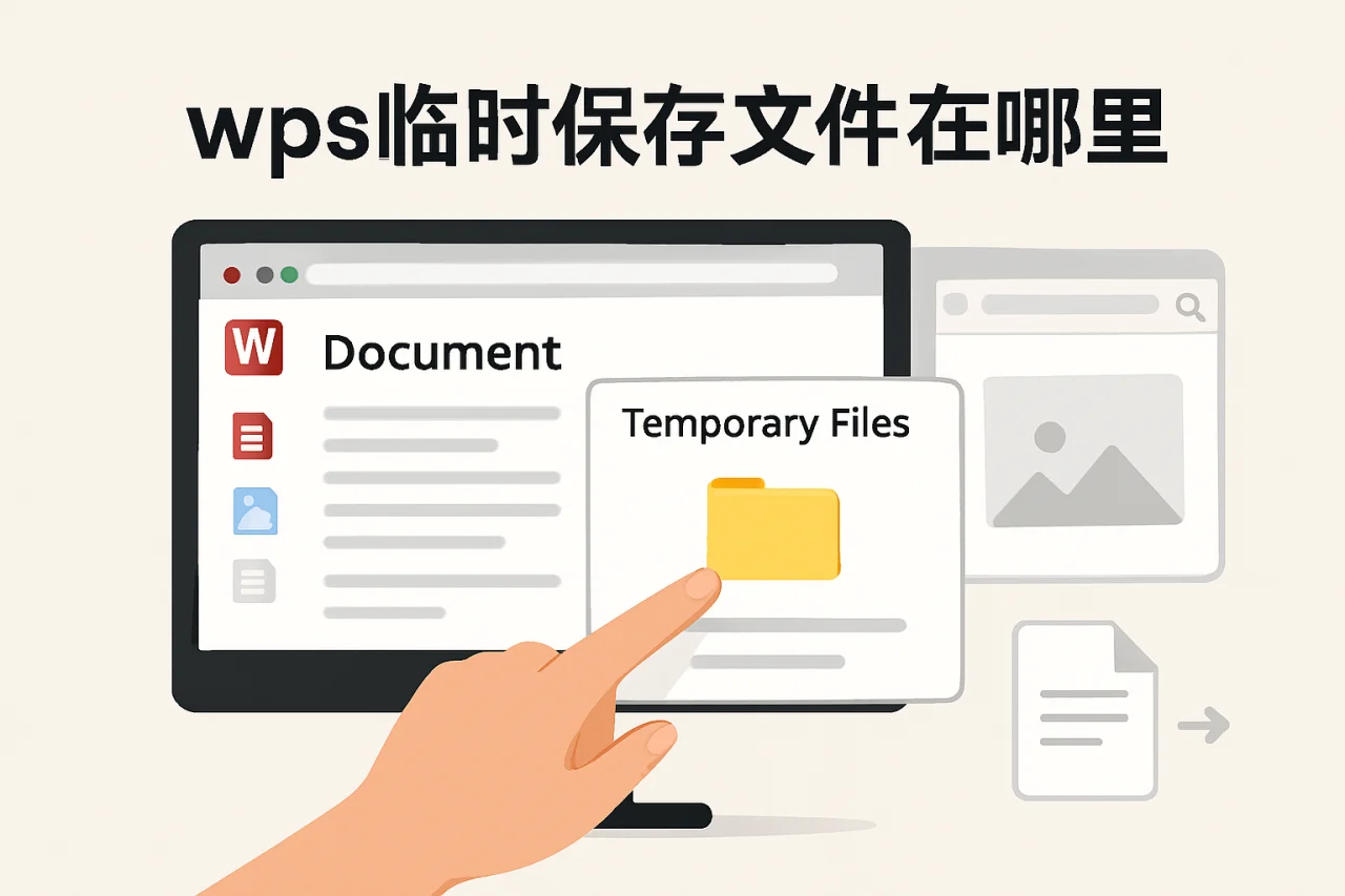 wps临时保存文件在哪里