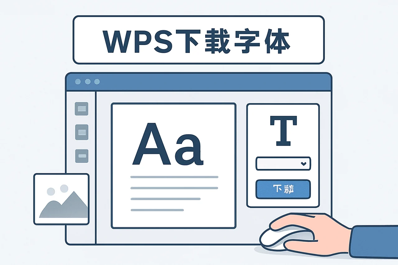 wps下载字体