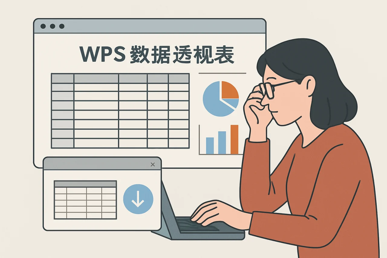 wps数据透视表