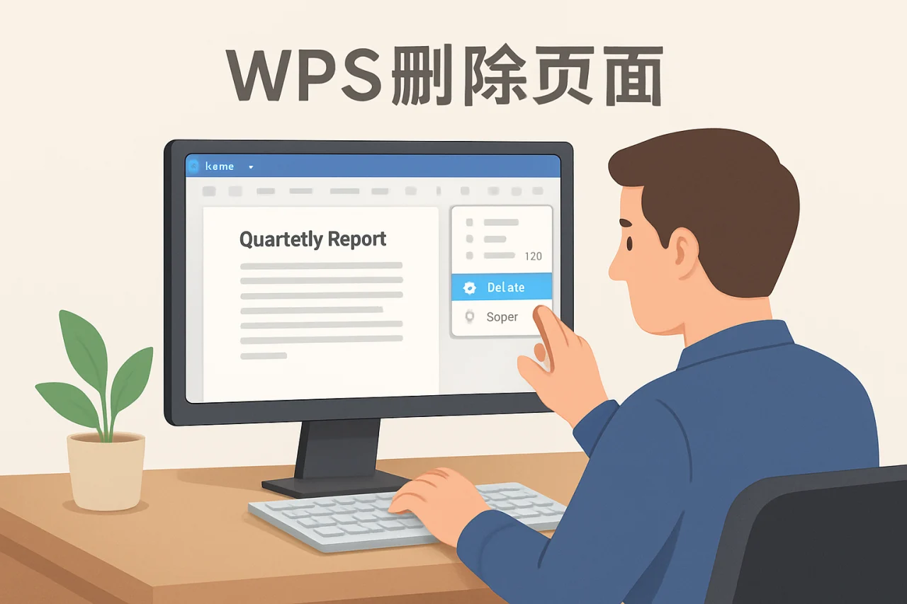 wps删除页面
