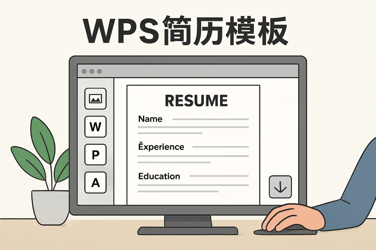 wps简历模板