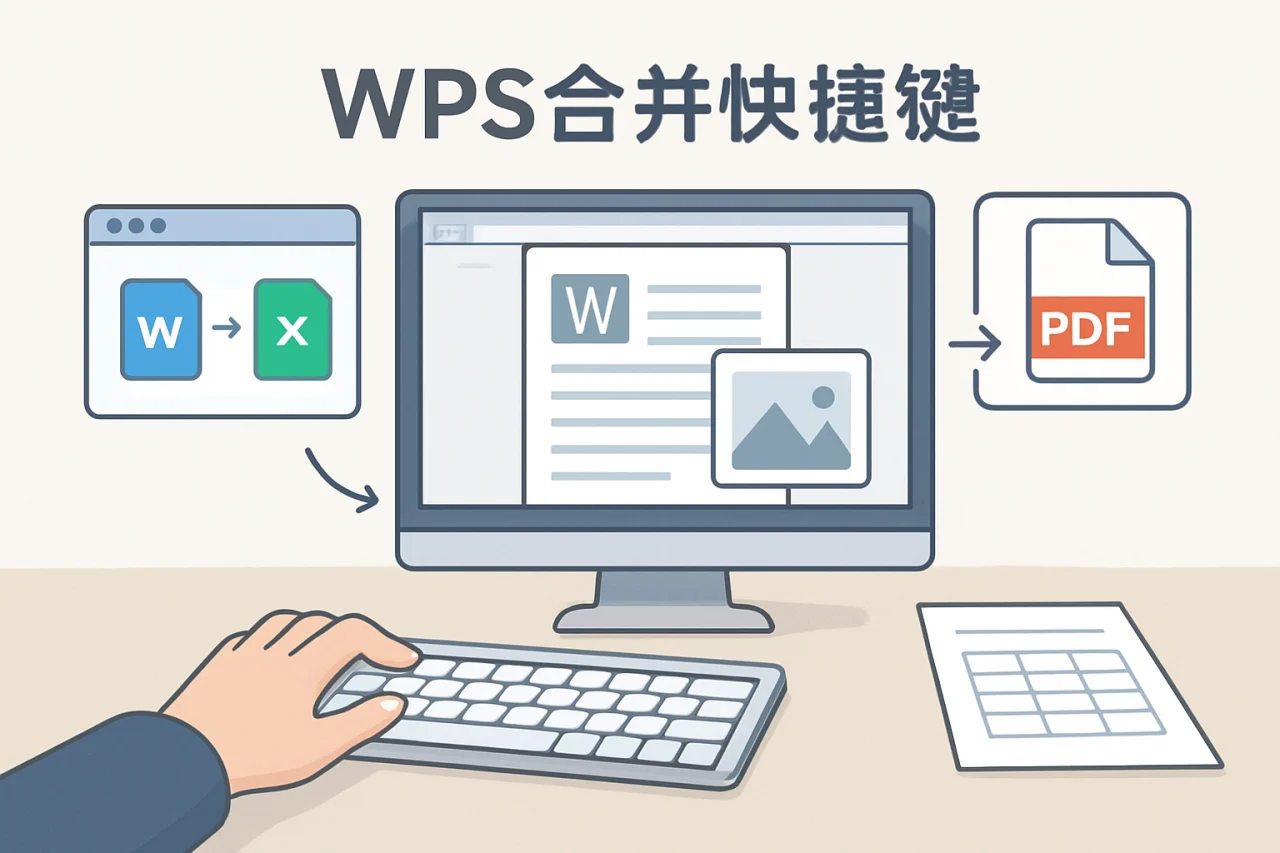 wps合并快捷键