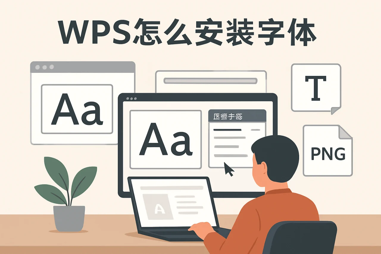 wps怎么安装字体