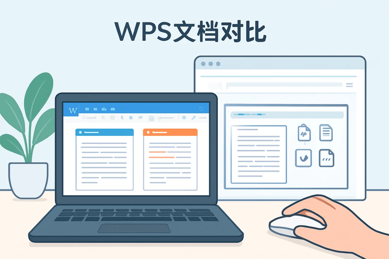 wps文档对比