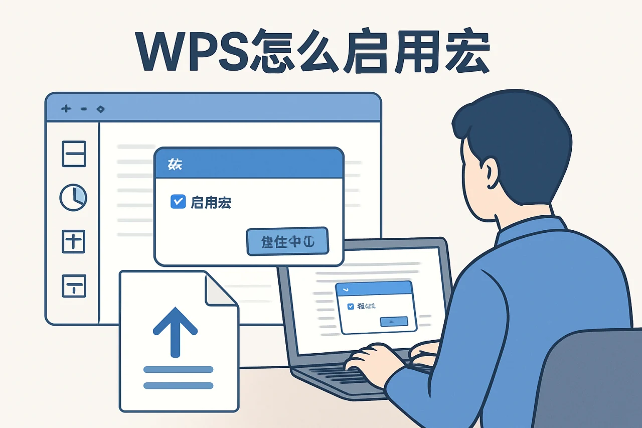 wps怎么启用宏