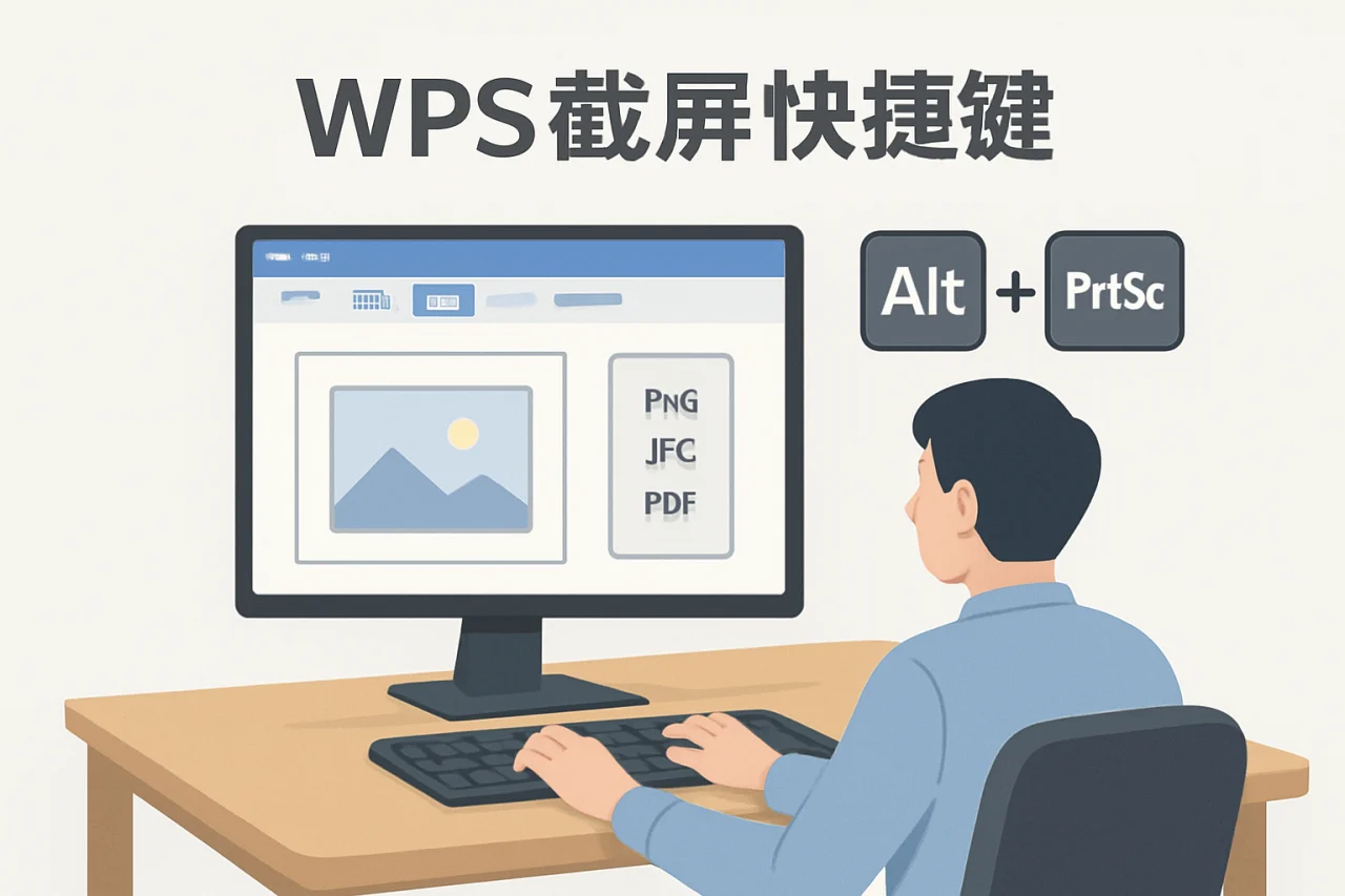 wps截屏快捷键