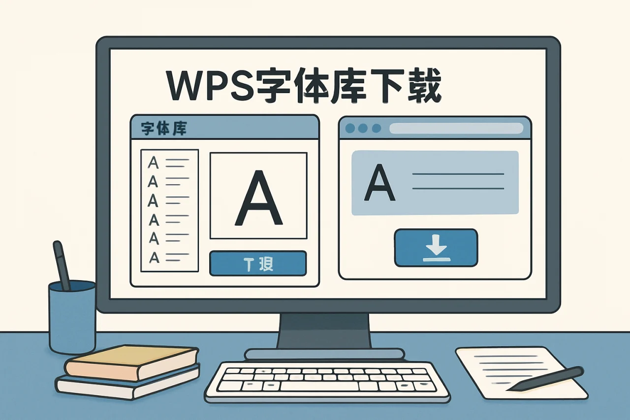 wps字体库下载