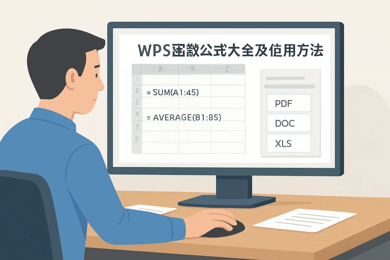 wps函数公式大全及使用方法