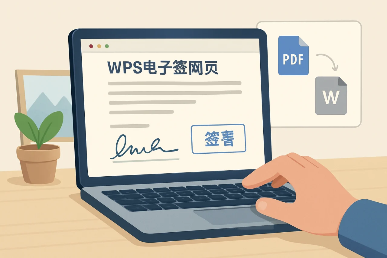 wps电子签网页