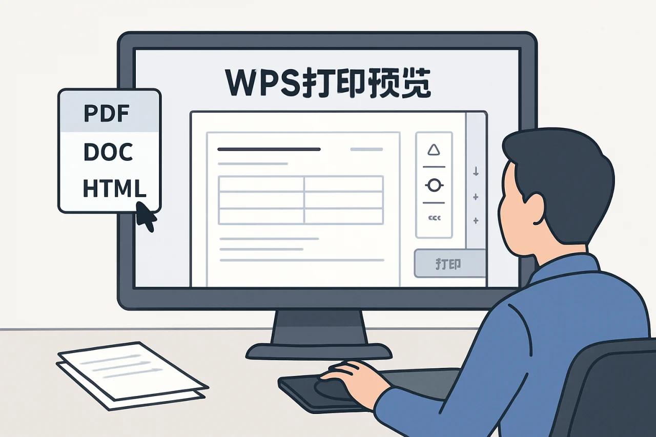 wps打印预览